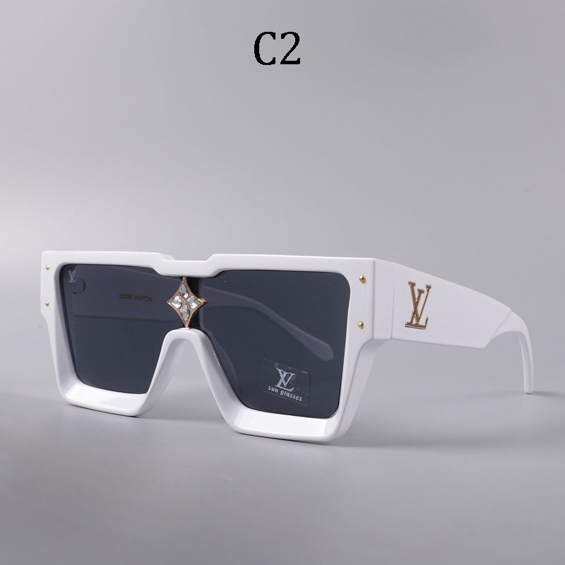 2026 new square frame unisex sunglasses 1486